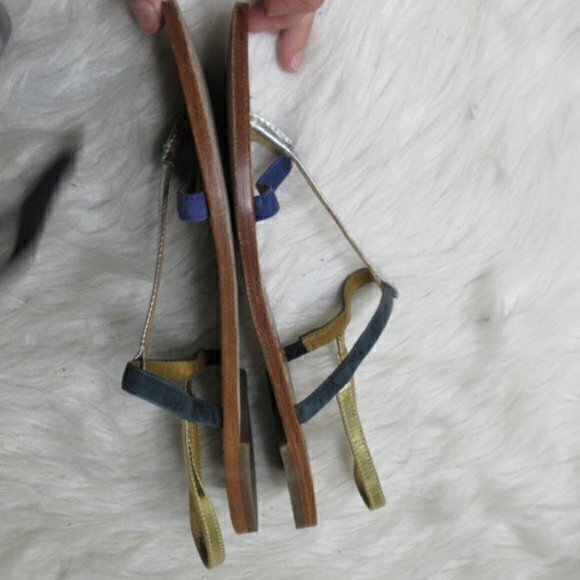 Diane von Furstenberg DVF strapping sandals flats Sz 8‎ - Picture 4 of 7